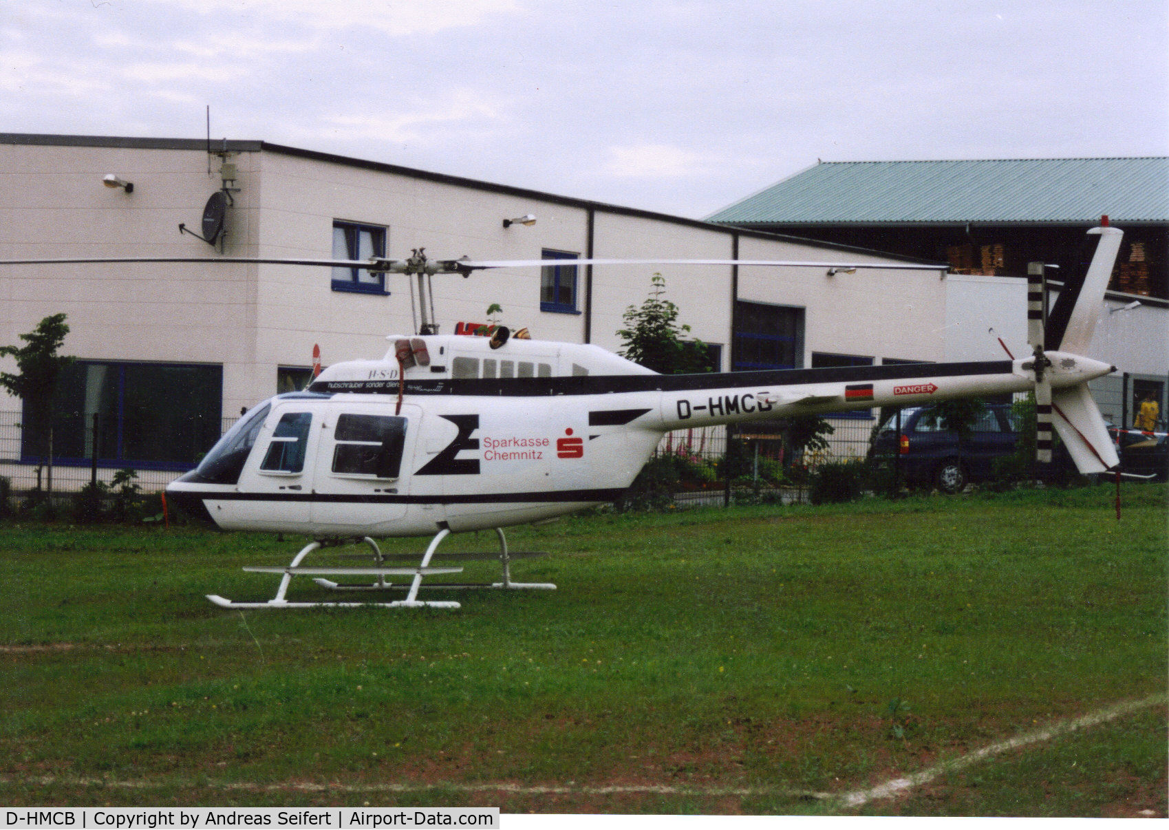 D-HMCB, Bell 206B-3 Jet Ranger III C/N 4120, Hohenstein-Er. Sachesenring