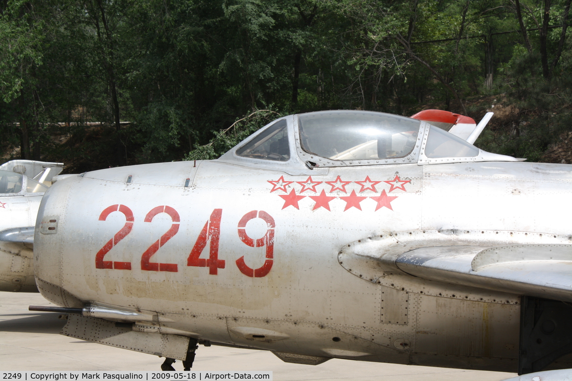 2249, Mikoyan-Gurevich MiG-15 C/N Not found 2249, MiG-15  Located at Datangshan, China