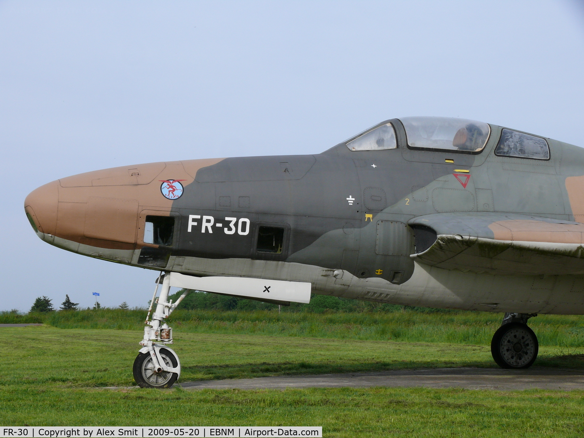 FR-30, Republic RF-84F Thunderflash C/N Not found (51-17015), Republic RF-84F Thunderflash 51-17015/FR-30 Belgian Air Force
