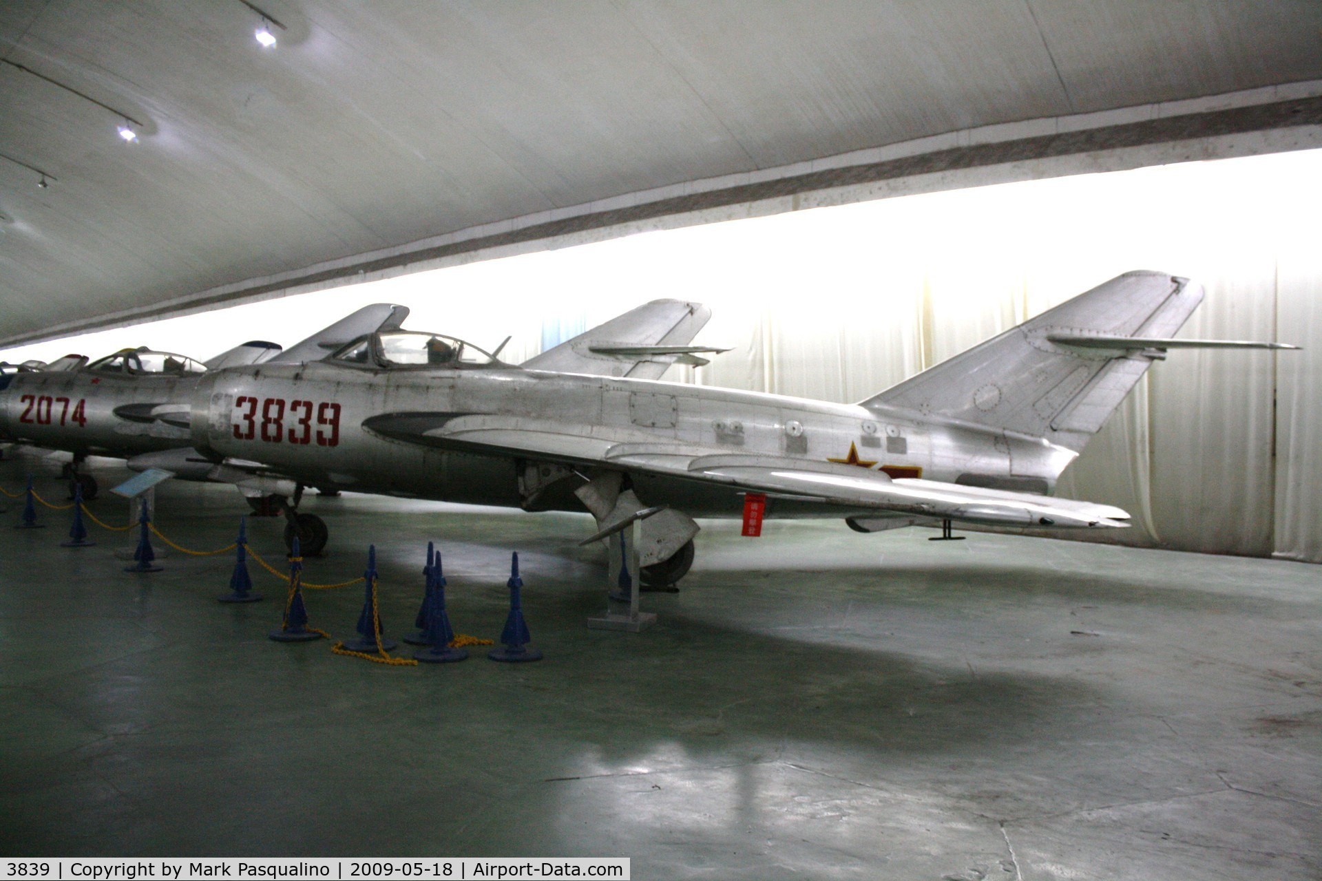 3839, Mikoyan-Gurevich MiG-17F C/N Not found 2011, MiG-17F  Located at Datangshan, China