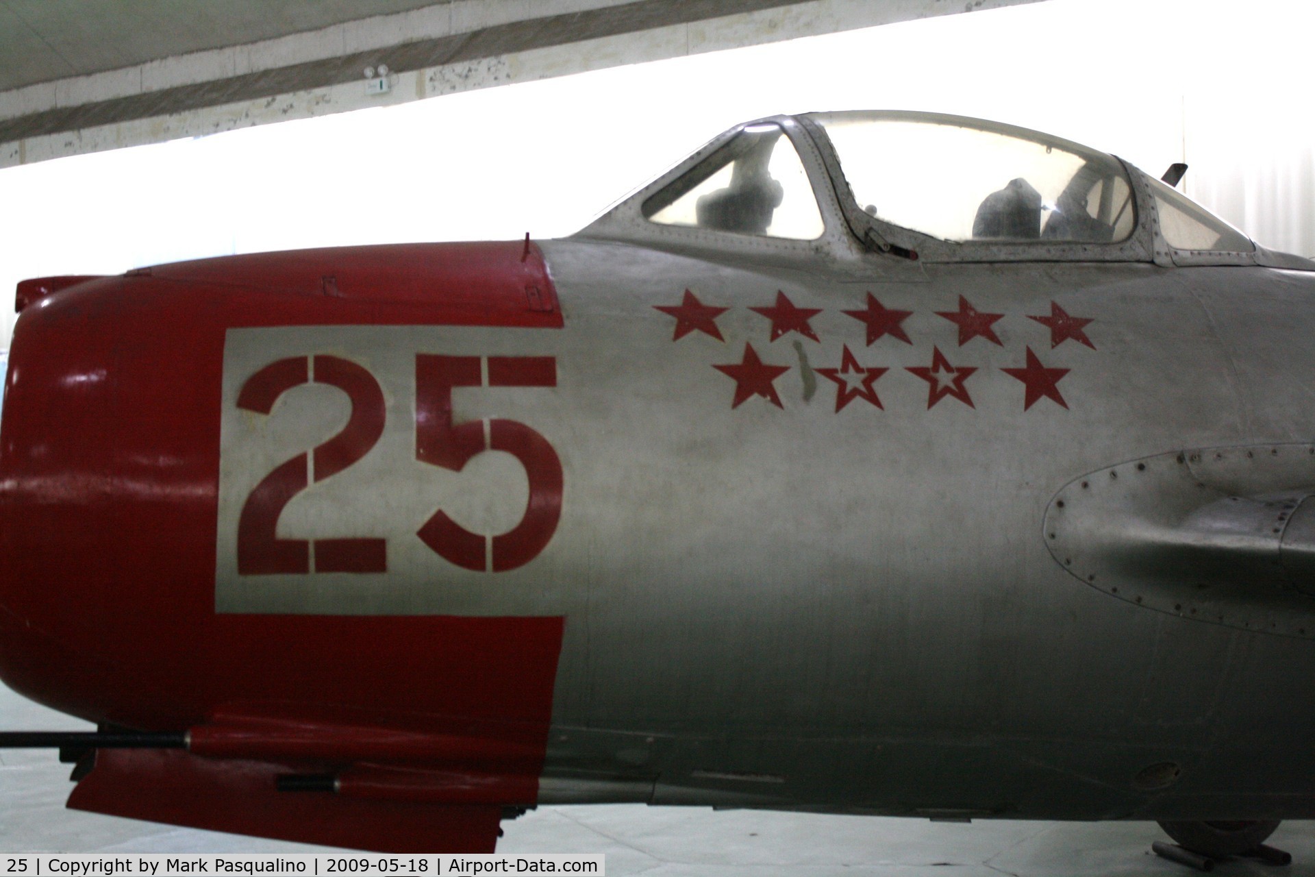 25, Mikoyan-Gurevich MiG-15 C/N Not found, MiG-15  Located at Datangshan, China