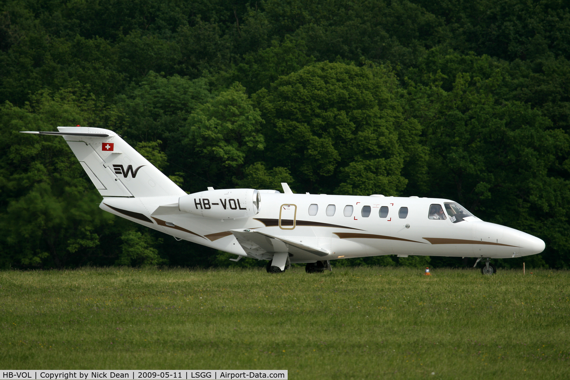 HB-VOL, 2007 Cessna 525A CitationJet CJ2+ C/N 525A-0341, LSGG