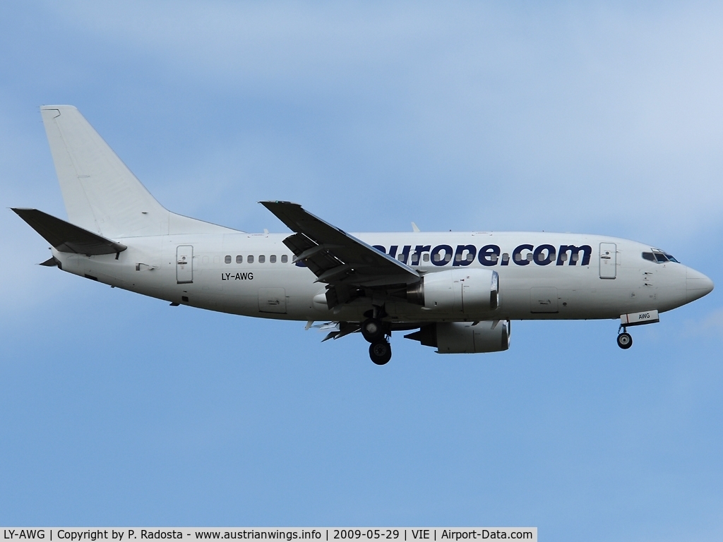 LY-AWG, 1993 Boeing 737-522 C/N 26700, Now with 