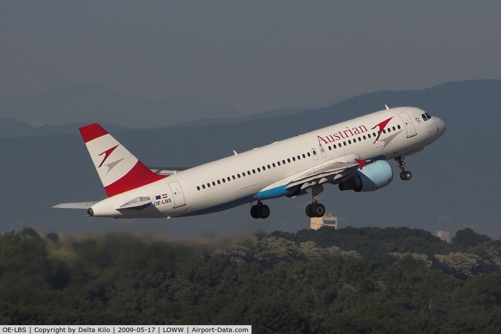 OE-LBS, 2000 Airbus A320-214 C/N 1189, AUSTRIAN AIRLINES