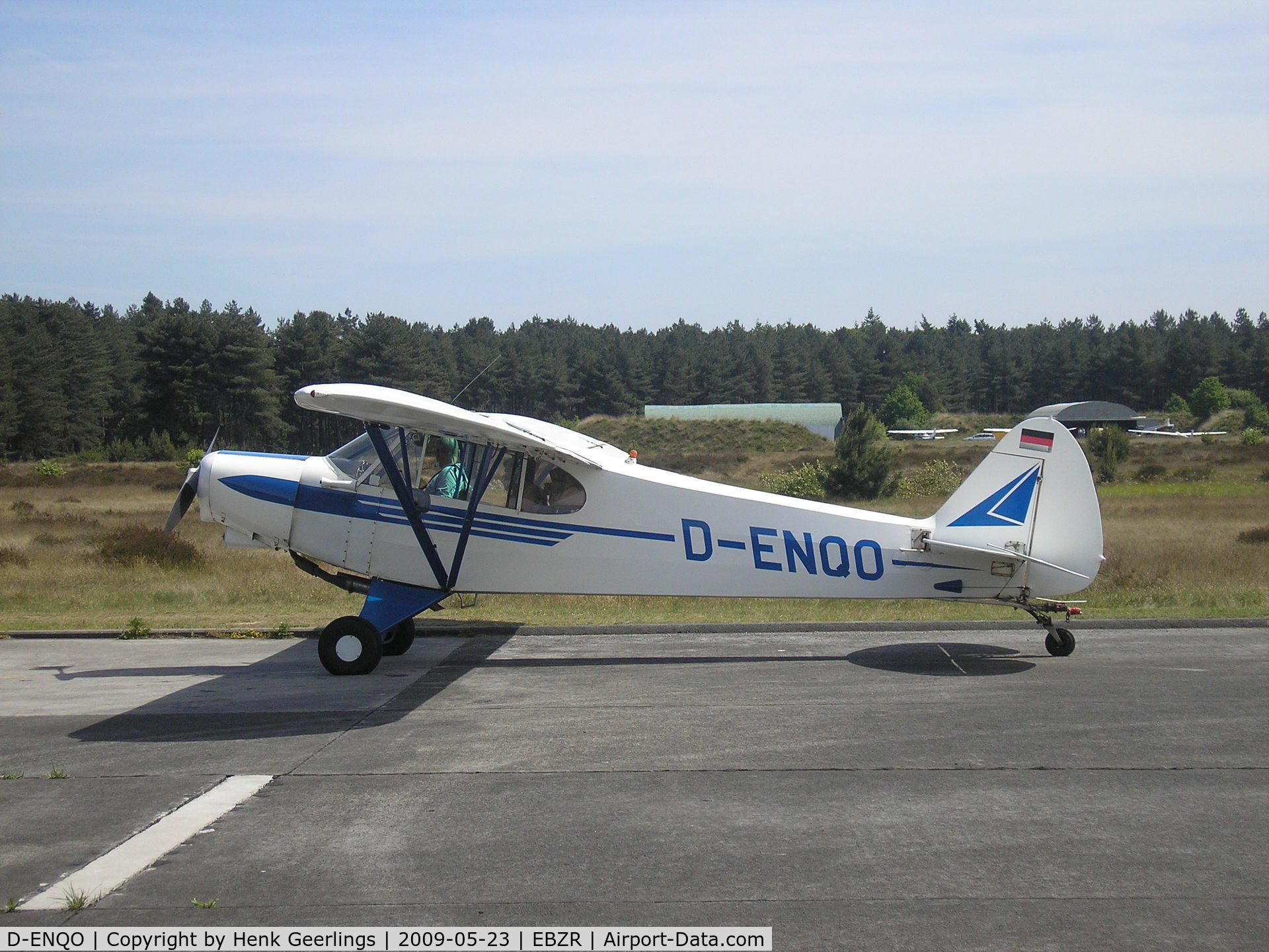 D-ENQO, Piper PA-18-150 Super Cub Super Cub C/N 18-8202, Visitor at Chipmunk Fly In