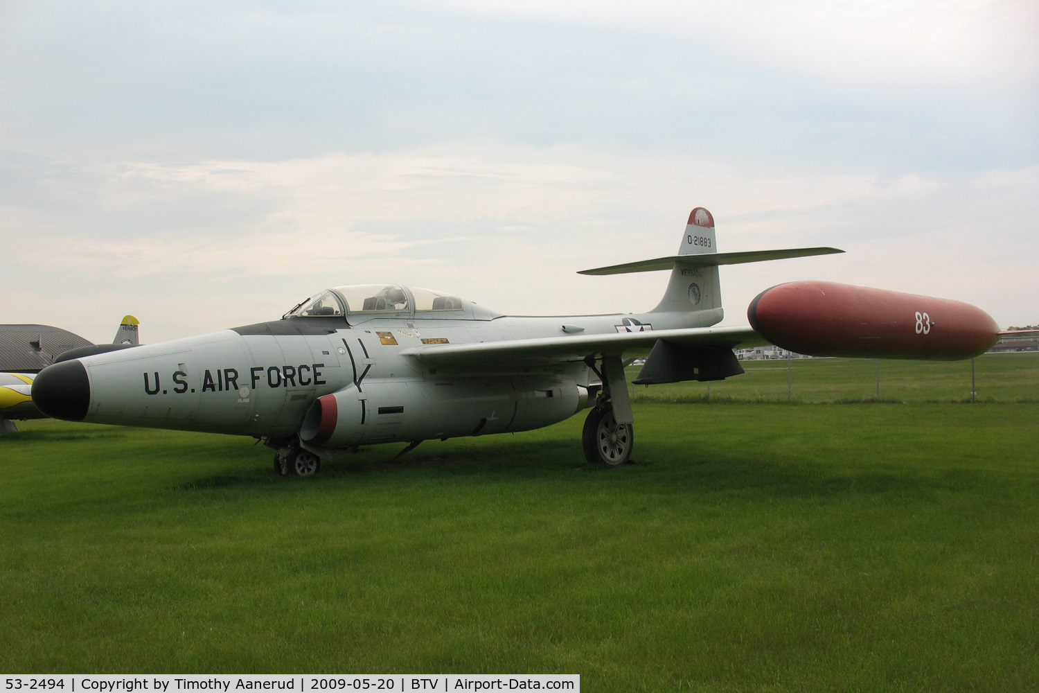 53-2494, 1953 Northrop F-89D Scorpion C/N Not found 53-2494, Vermont Air National Guard airpark, Burlington, VT