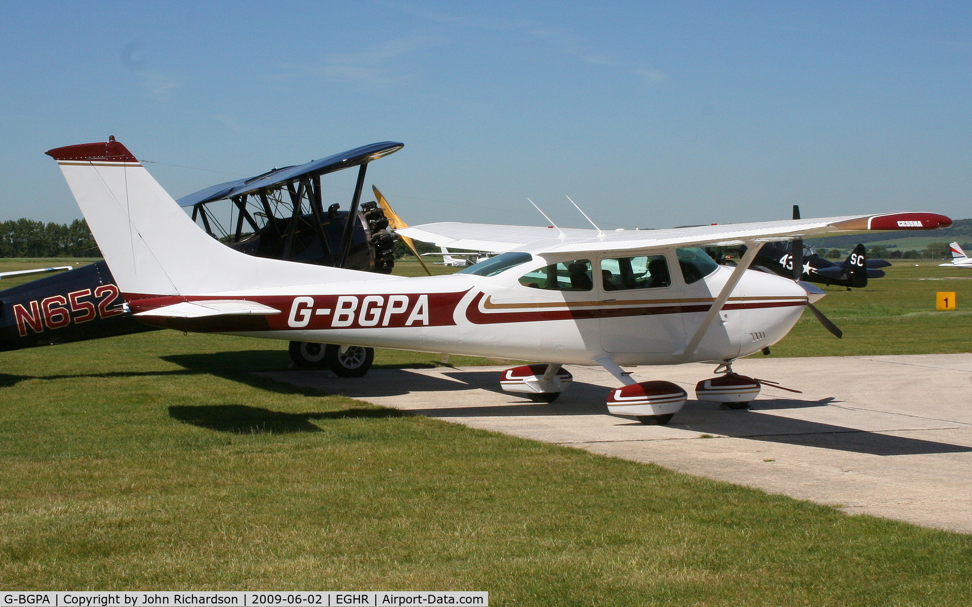 G-BGPA, 1978 Cessna 182Q Skylane C/N 182-66538, At Goodwood