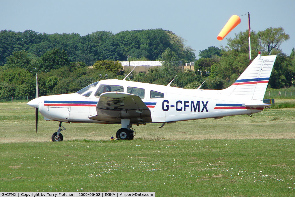 G-CFMX, 1983 Piper PA-28-161 Cherokee Warrior II C/N 28-8316073, Piper PA-28-161 at Shoreham Airport