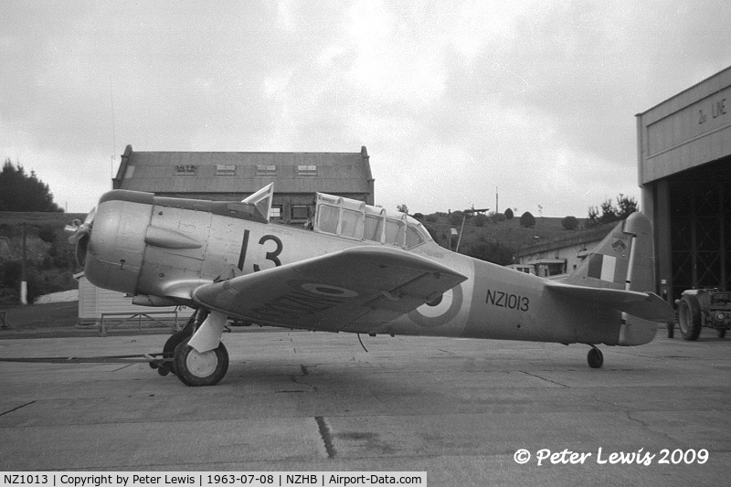 NZ1013, 1942 North American AT-6C Harvard IIA C/N 88-9270, RNZAF