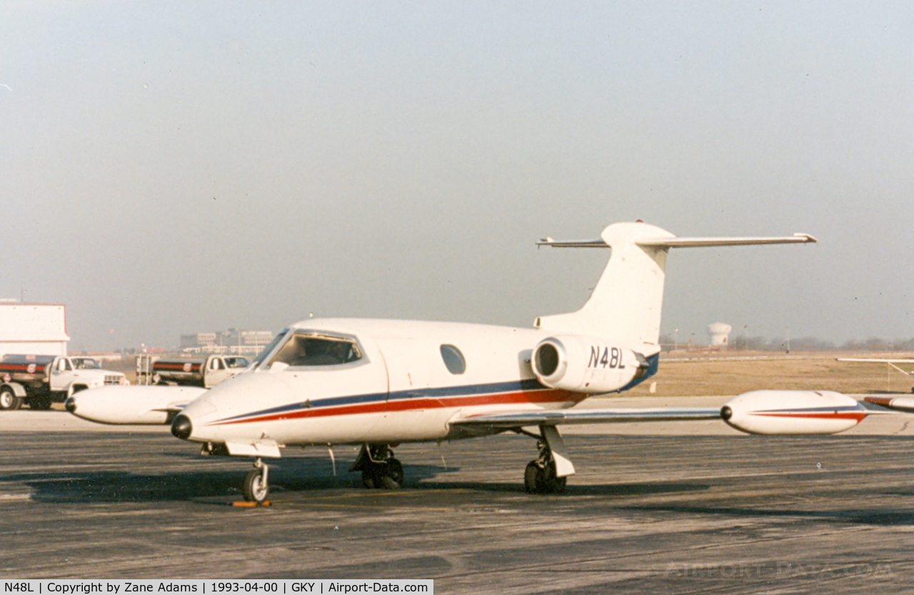 N48L, 1966 Learjet 24A C/N 107, At Arlington Municipal Airport