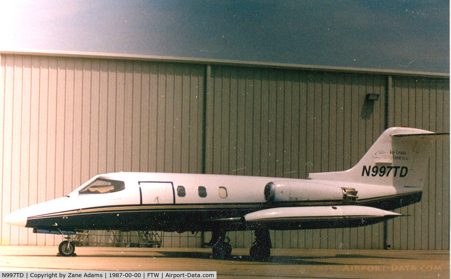 N997TD, 1972 Gates Learjet 24D C/N 24D-247, Air Cargo Express Learjet at Meacham Field