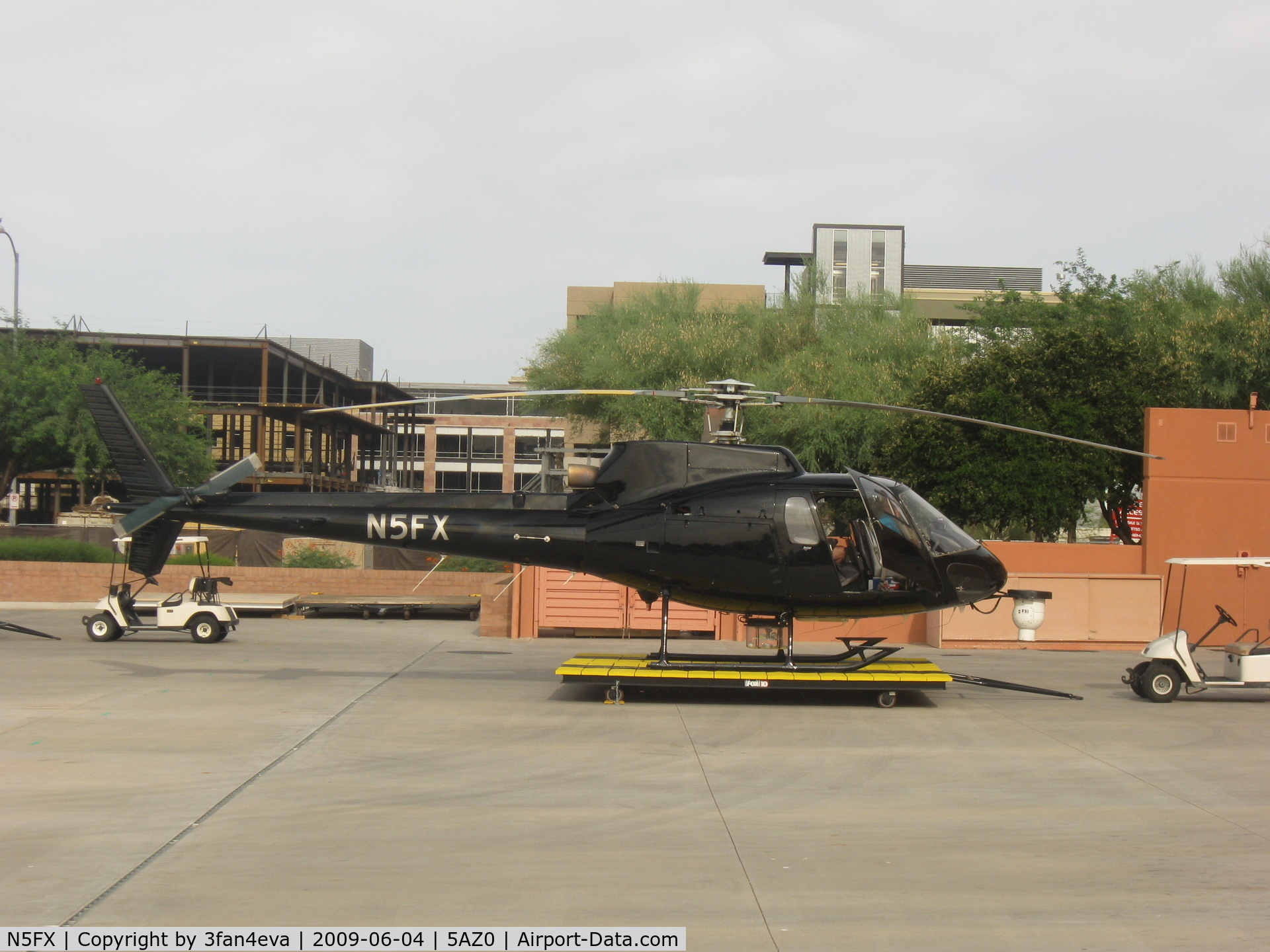 N5FX, Aerospatiale AS-350BA Ecureuil C/N 1714, Backup media Helicopter @ Westcor Aviation