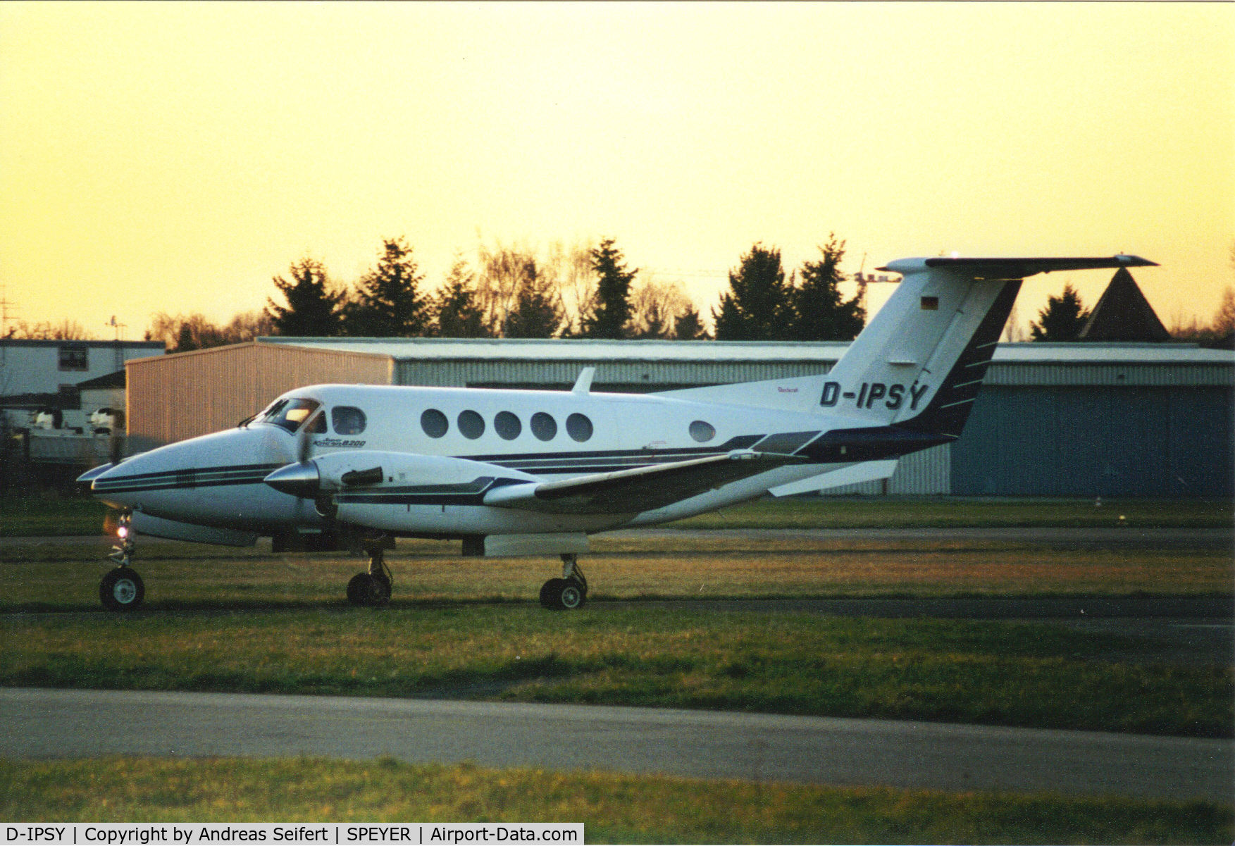 D-IPSY, Beech 200 King Air C/N BB-1591, Speyer 2001
