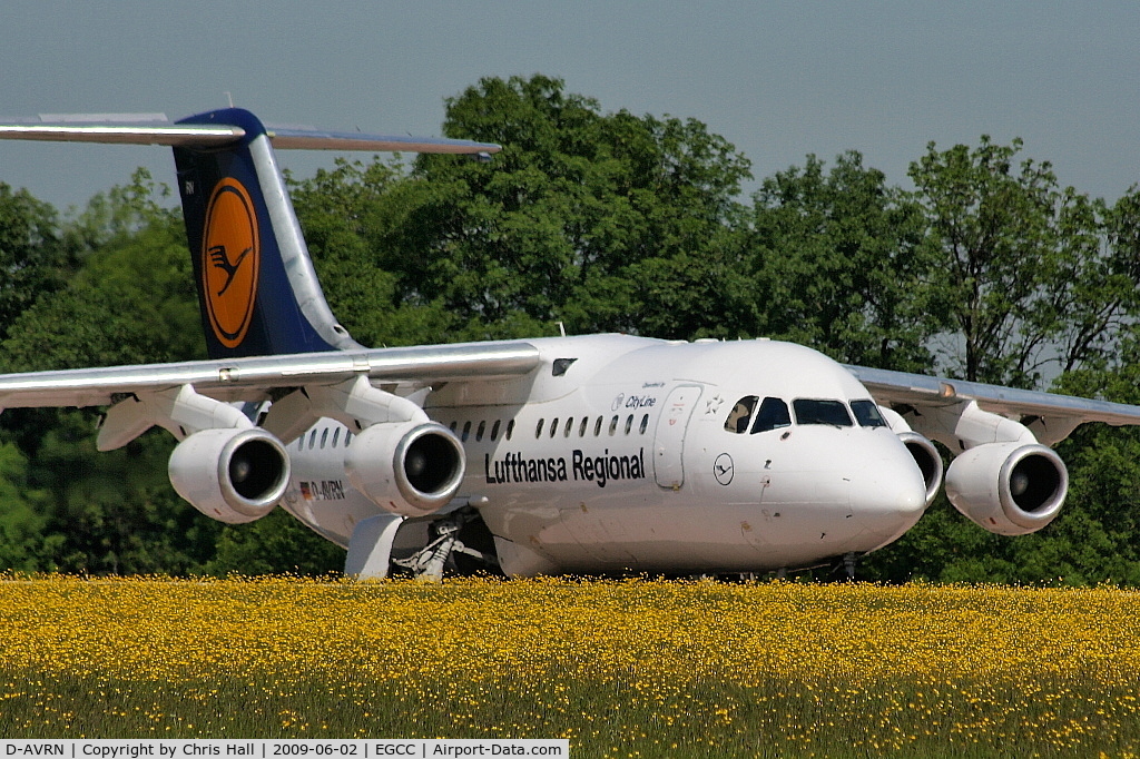 D-AVRN, 1996 British Aerospace Avro 146-RJ85A C/N E2293, Lufthansa