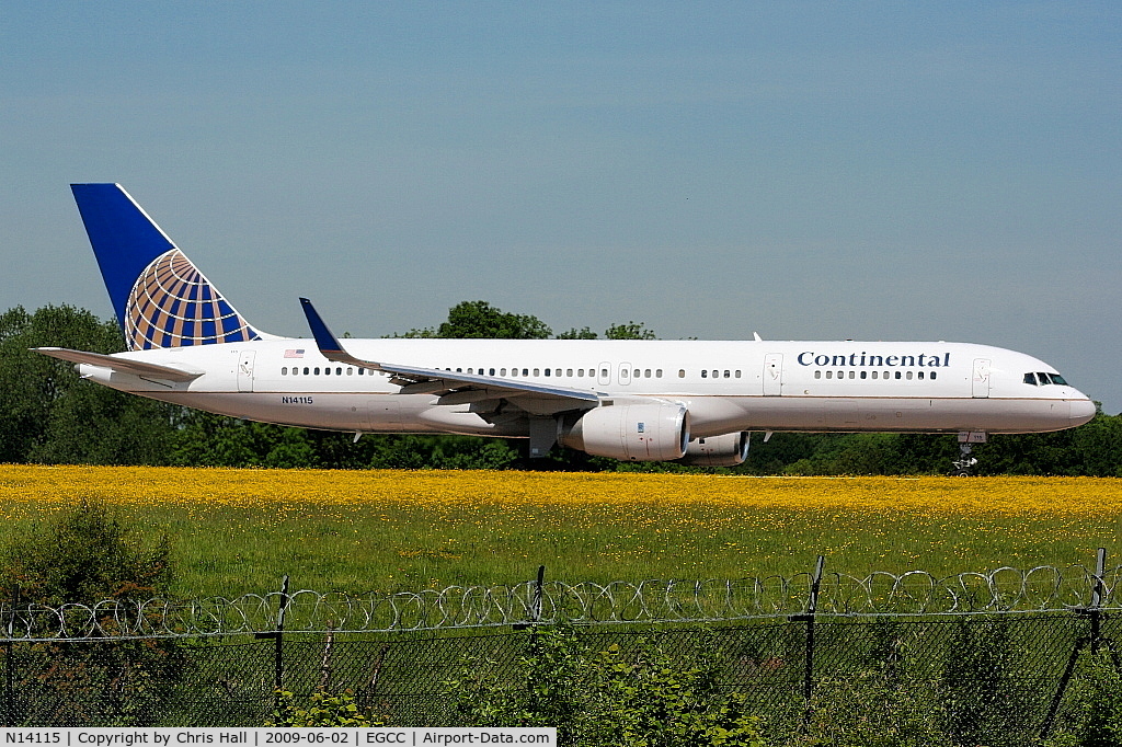 N14115, 1995 Boeing 757-224 C/N 27557, Continental