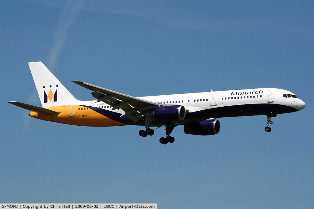 G-MONJ, 1988 Boeing 757-2T7 C/N 24104, Monarch