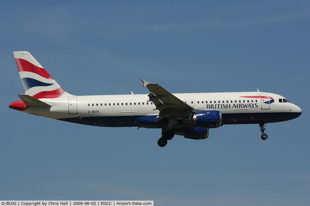 G-BUSI, 1990 Airbus A320-211 C/N 103, British Airways