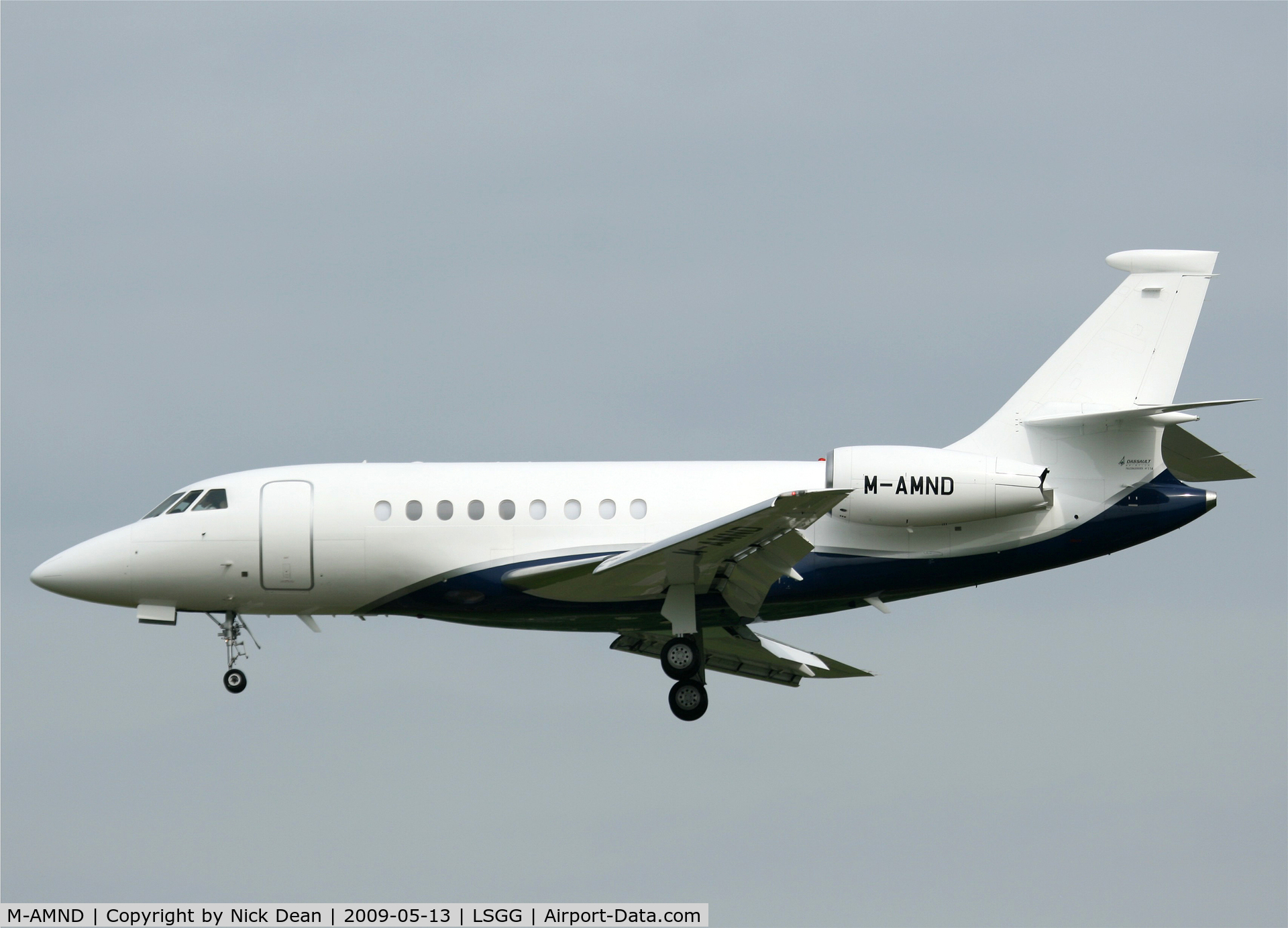 M-AMND, 2007 Dassault Falcon 2000EX C/N 114, LSGG