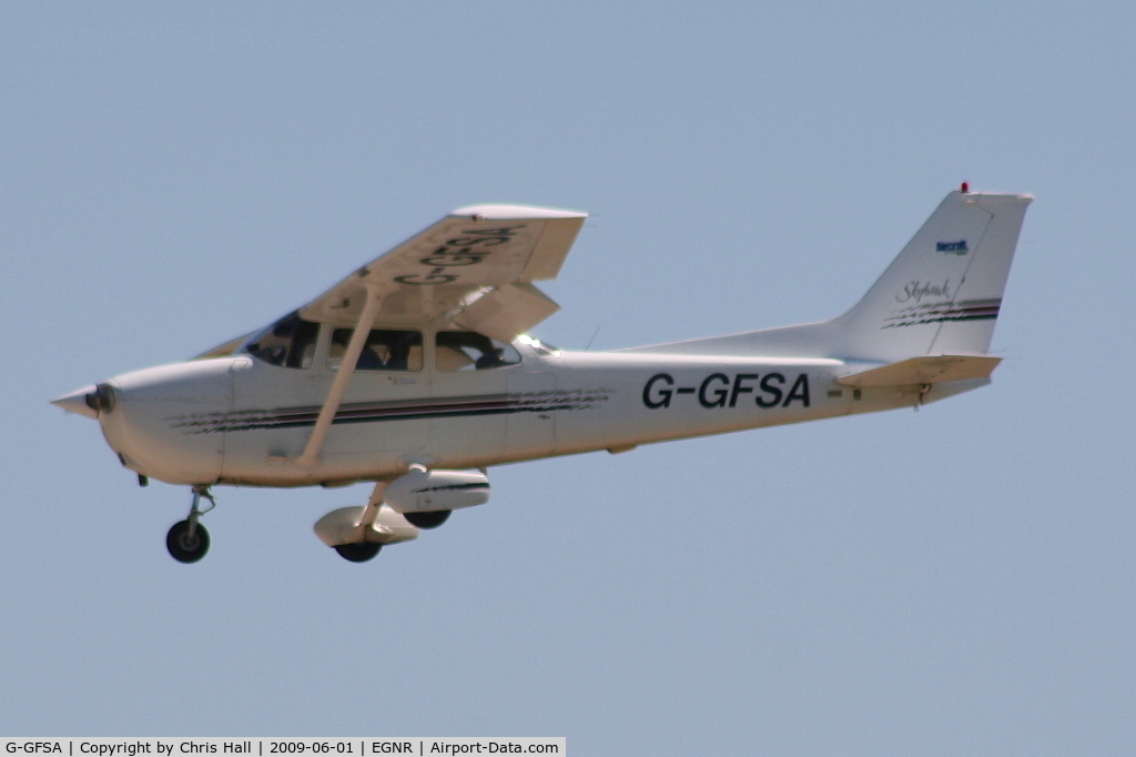 G-GFSA, 1997 Cessna 172R Skyhawk C/N 17280221, visitor from Blackpool