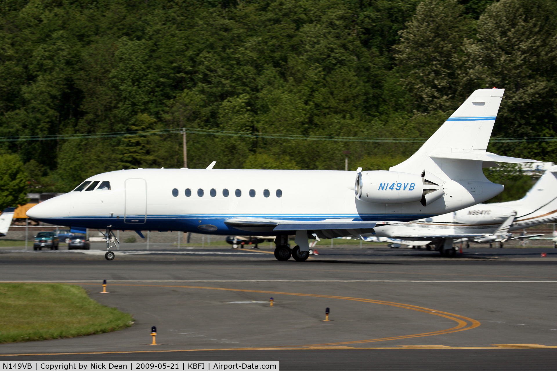 N149VB, 1997 Dassault Falcon 2000 C/N 53, KBFI