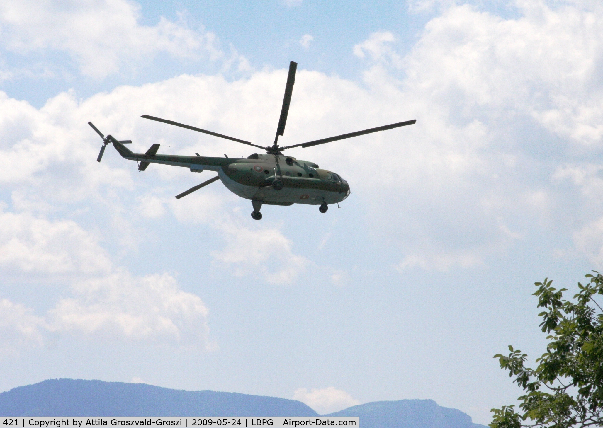 421, Mil Mi-17 Hip C/N 421, BIAF 09 Bulgaria Plovdiv (Krumovo) LBPG Graf Ignatievo Military Air Base