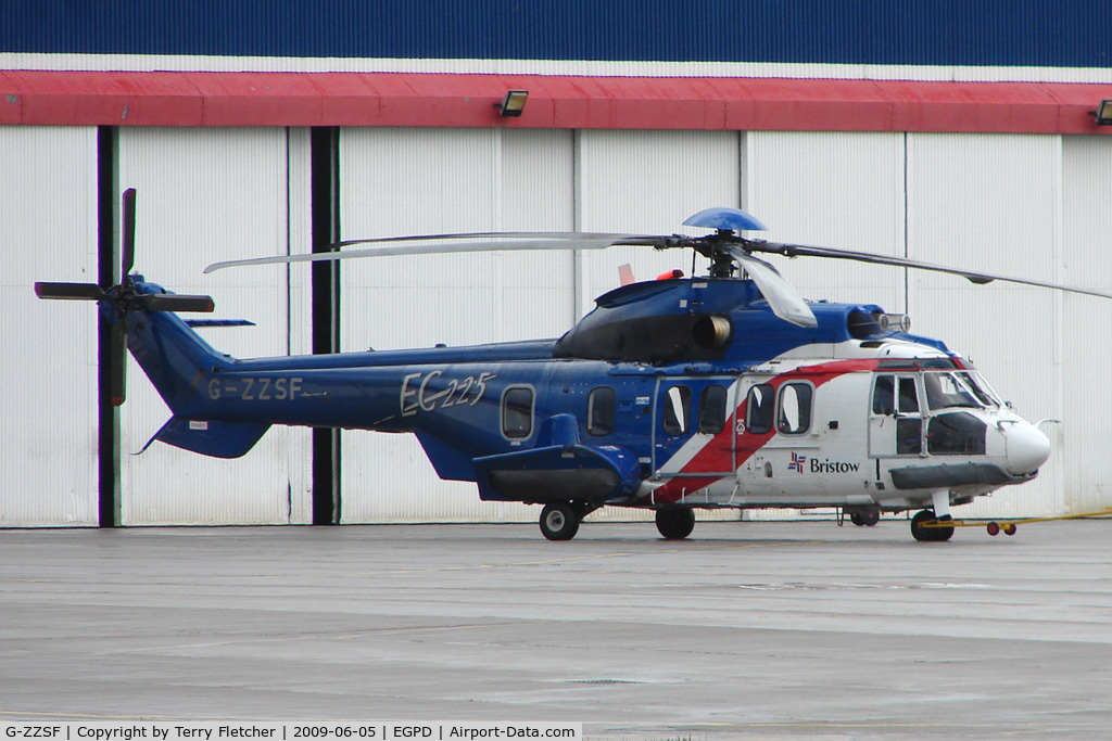 G-ZZSF, 2007 Eurocopter EC-225LP Super Puma Mk2+ C/N 2662, Bristows Eurocopter EC225LP at Aberdeen