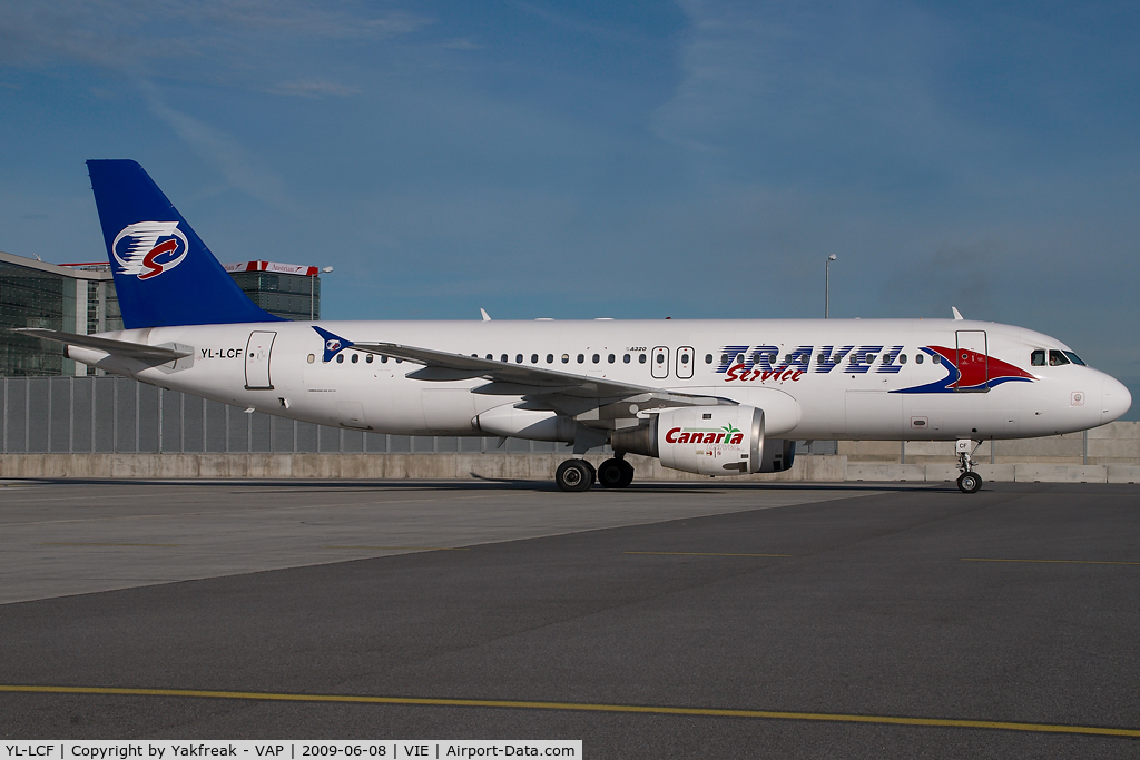 YL-LCF, 1993 Airbus A320-212 C/N 446, Travelservice Airbus A320