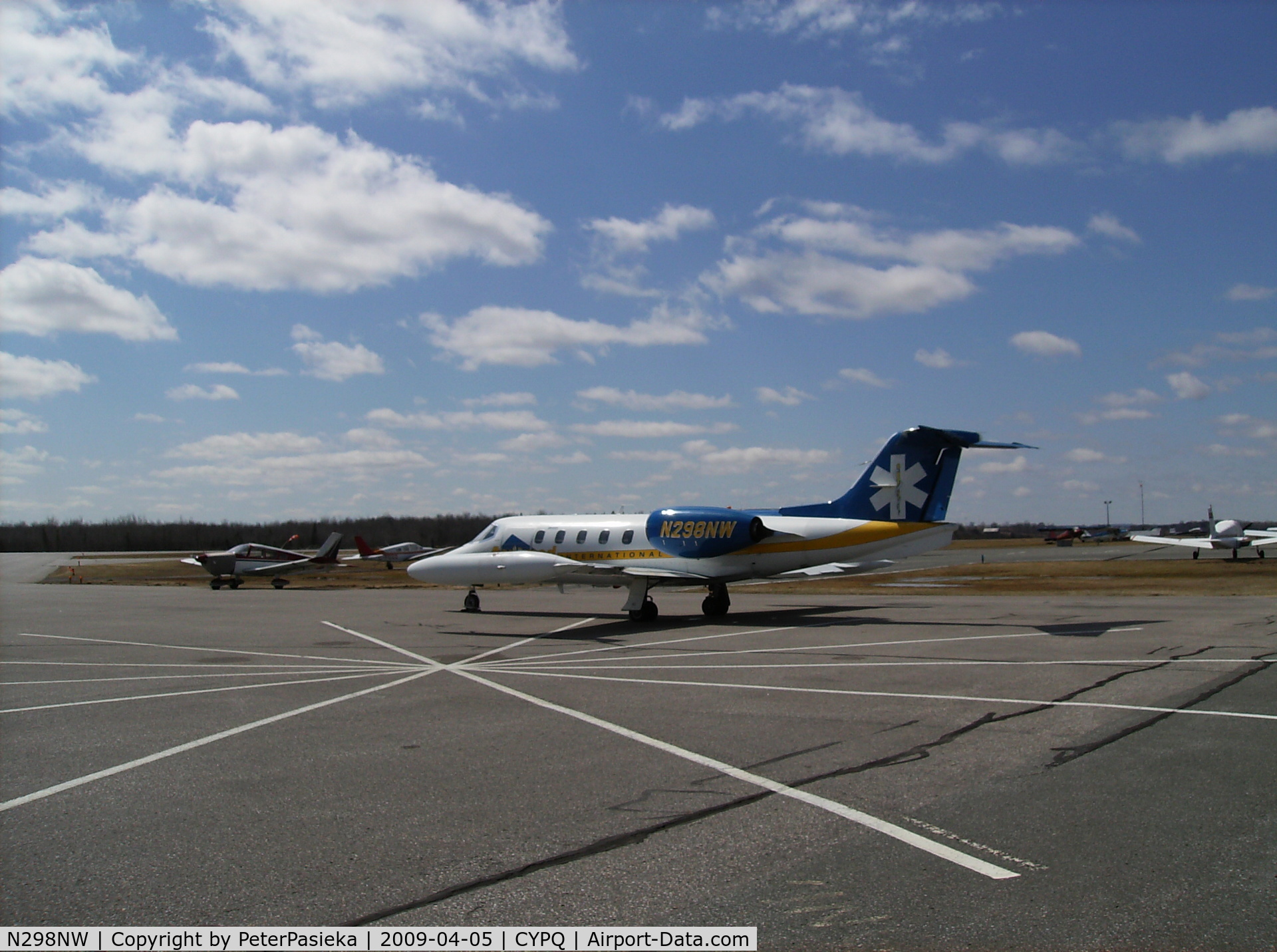 N298NW, 1980 Learjet 35A C/N 35-298, @ Peterborough Airport, Ontario Canada