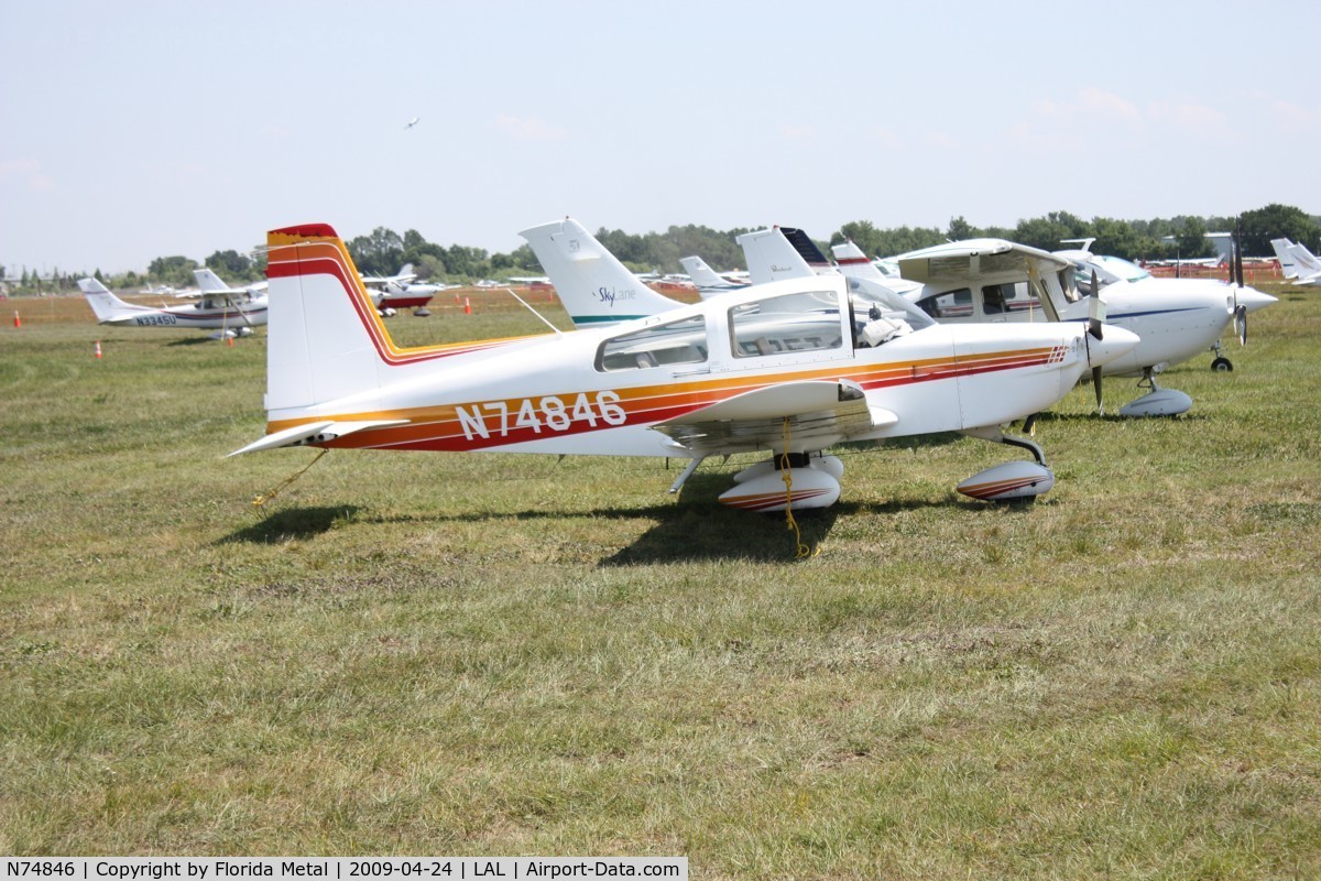 N74846, 1976 Grumman American AA-5B Tiger C/N AA5B0376, Grumman AA-5