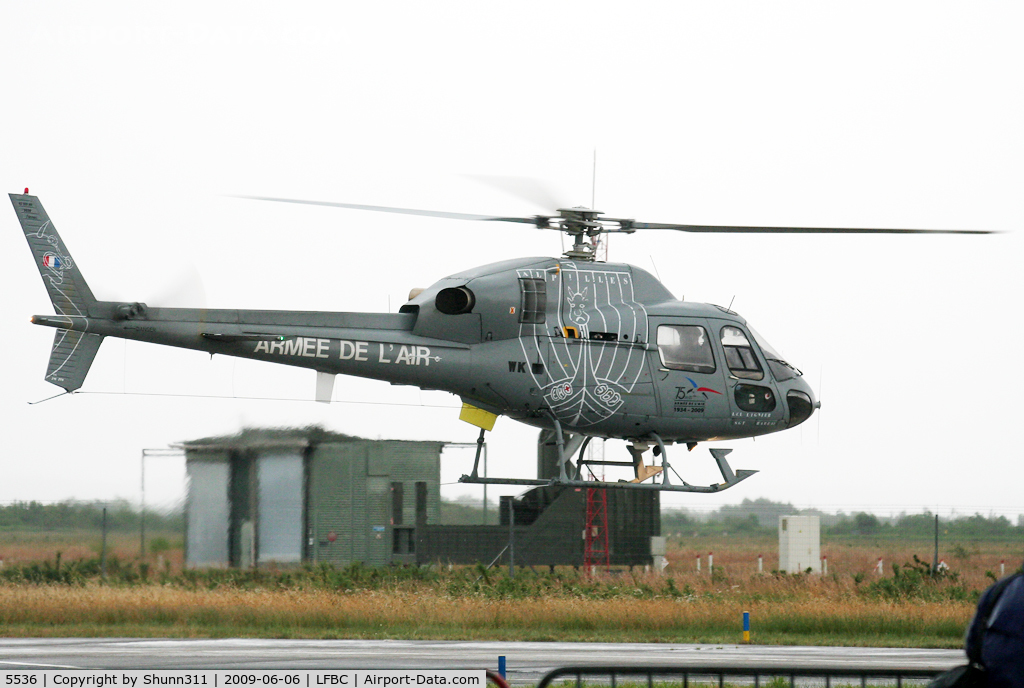 5536, Aerospatiale AS-555AN Fennec C/N 5536, Special c/s on right side... Used as a demo during LFBC Airshow 2009