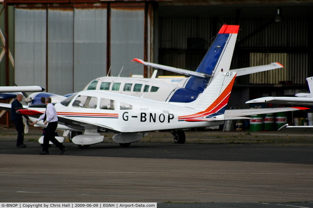 G-BNOP, 1987 Piper PA-28-161 Cherokee Warrior II C/N 2816027, BAE Warton Flying Club