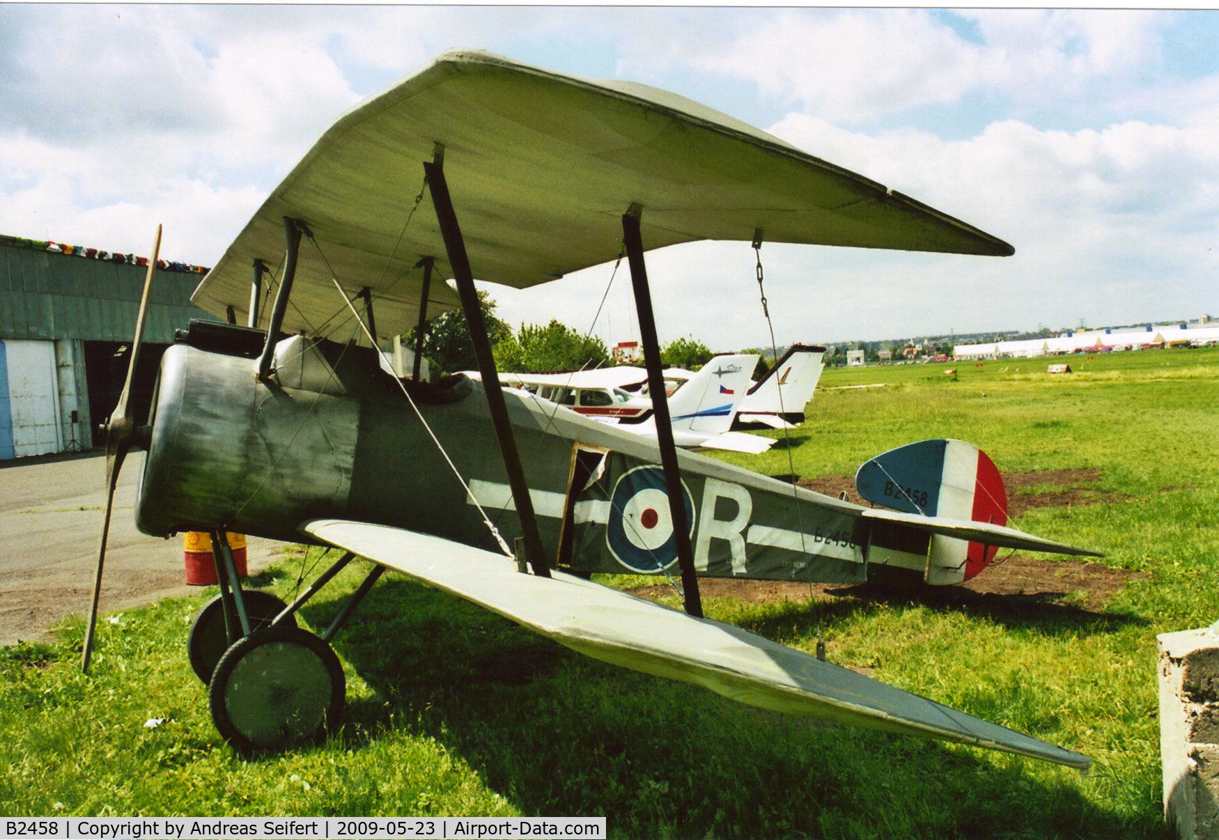 B2458, Sopwith F.1 Camel Replica C/N Not found B2458, Prag-Letnany Airfield