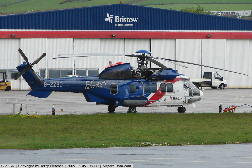 G-ZZSD, 2006 Eurocopter EC-225LP Super Puma Mk2+ C/N 2658, Bristows Eurocopter EC225LP at Aberdeen