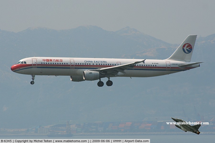 B-6345, 2008 Airbus A321-231 C/N 3471, China Eastern Airlines