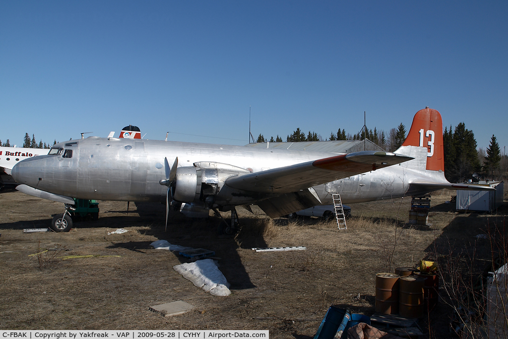 C-FBAK, Douglas C54D-DC C/N 10613, Buffalo Airways DC4