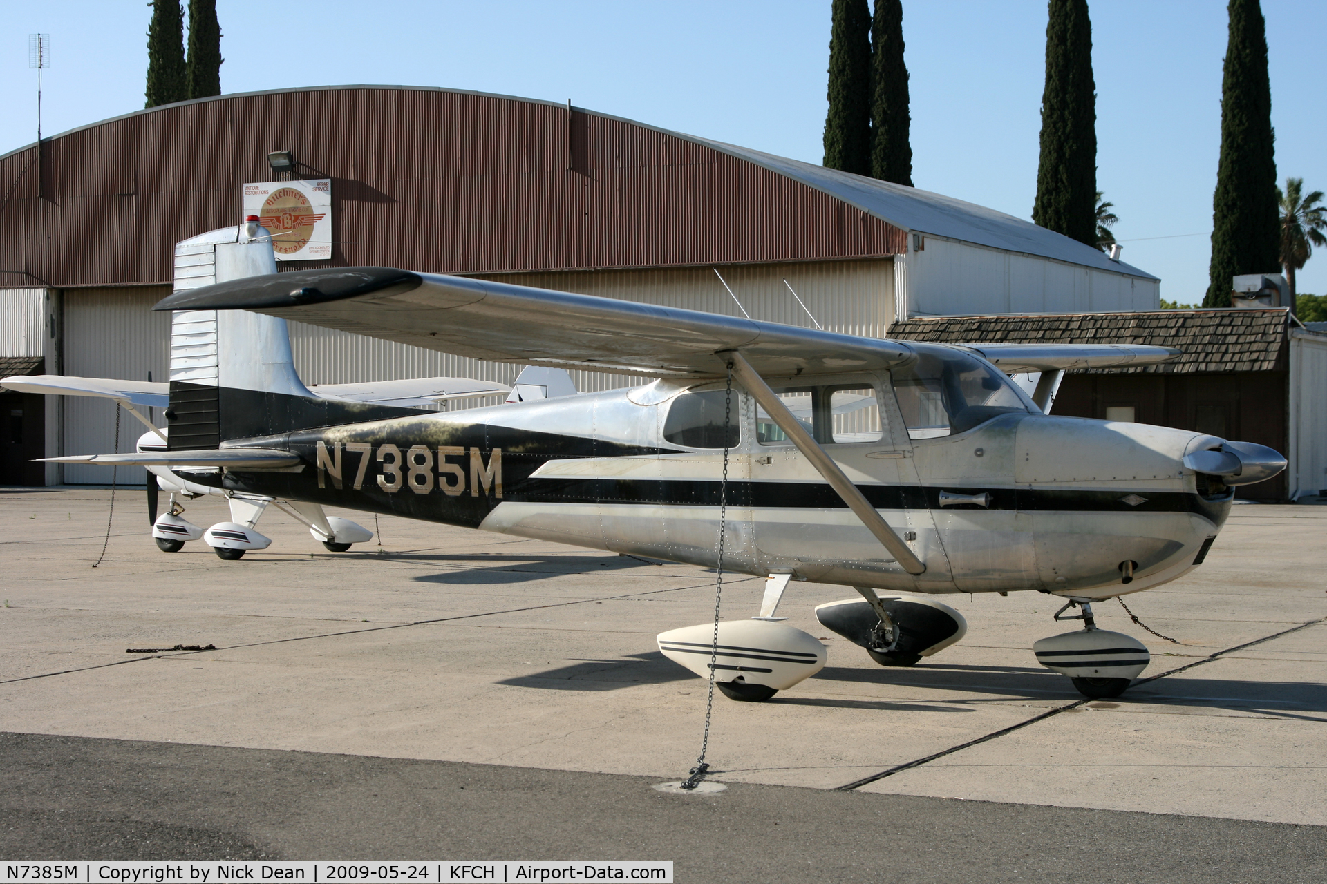 N7385M, 1958 Cessna 175 Skylark C/N 55685, KFCH