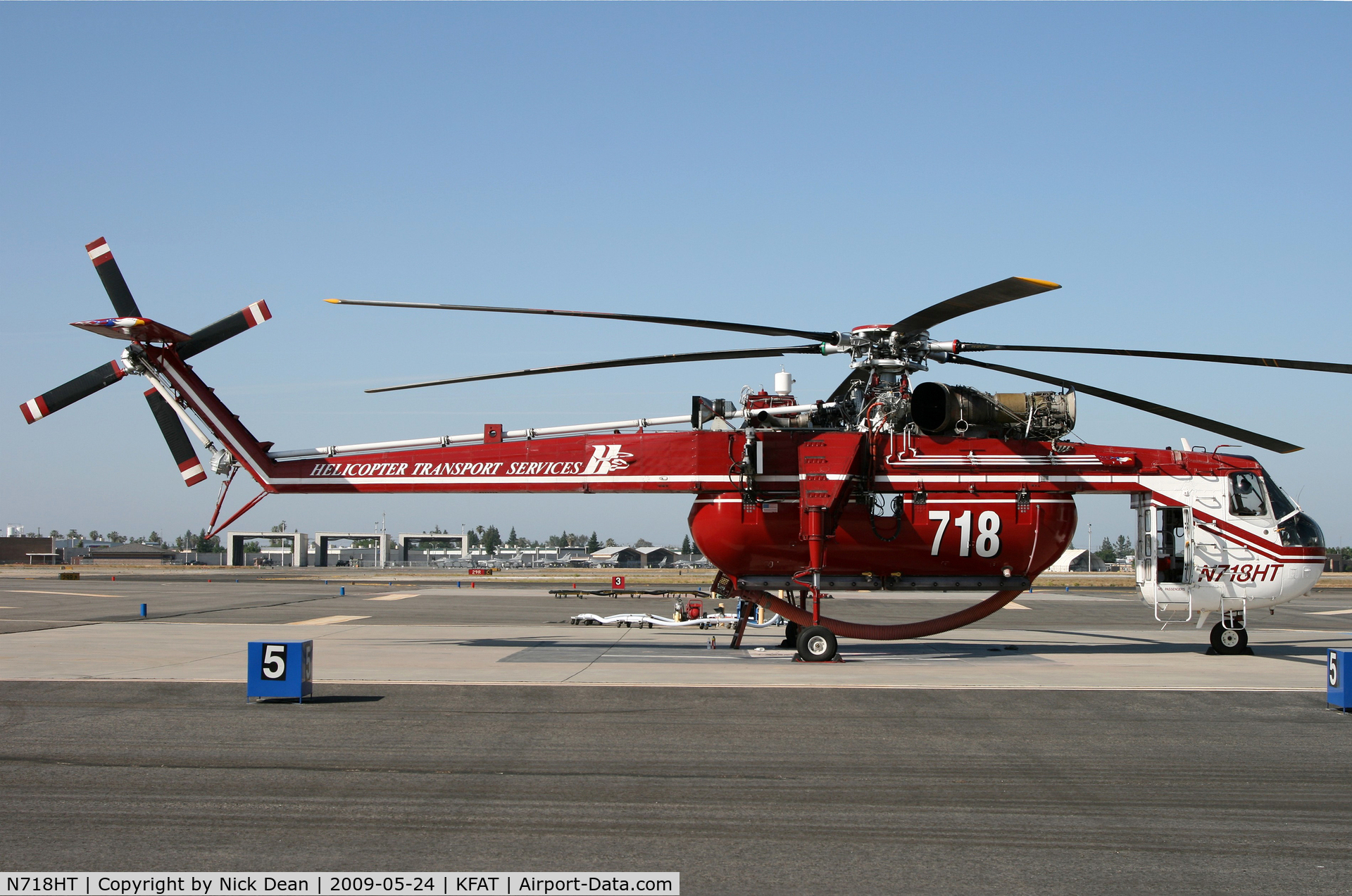 N718HT, 1969 Sikorsky CH-54B Tarhe C/N 64-074, KFAT