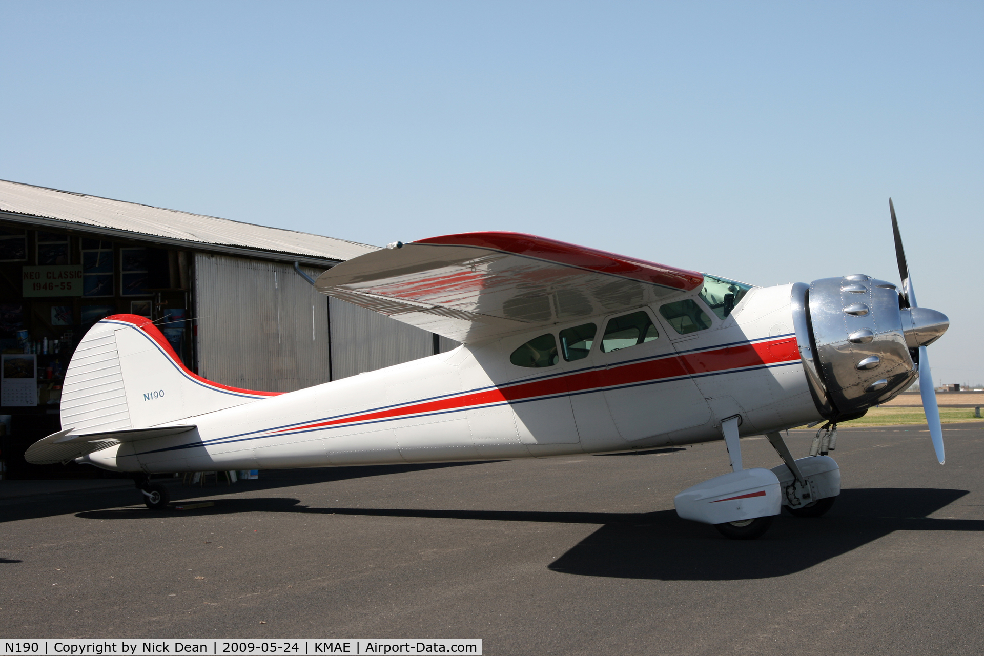 N190, 1952 Cessna 190 C/N 7955, KMAE