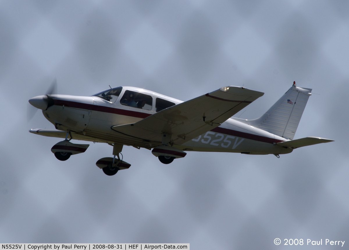 N5525V, Piper PA-28-181 C/N 28-7790481, Getting up and out from HEF