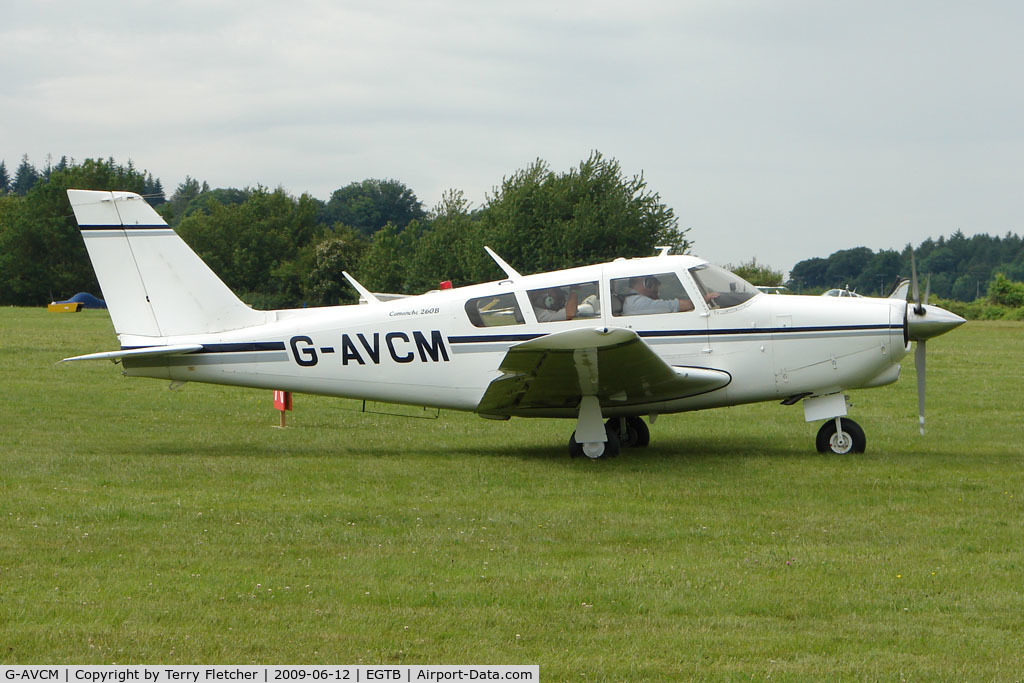 G-AVCM, 1966 Piper PA-24-260 Comanche B C/N 24-4520, Visitor to 2009 AeroExpo at Wycombe Air Park