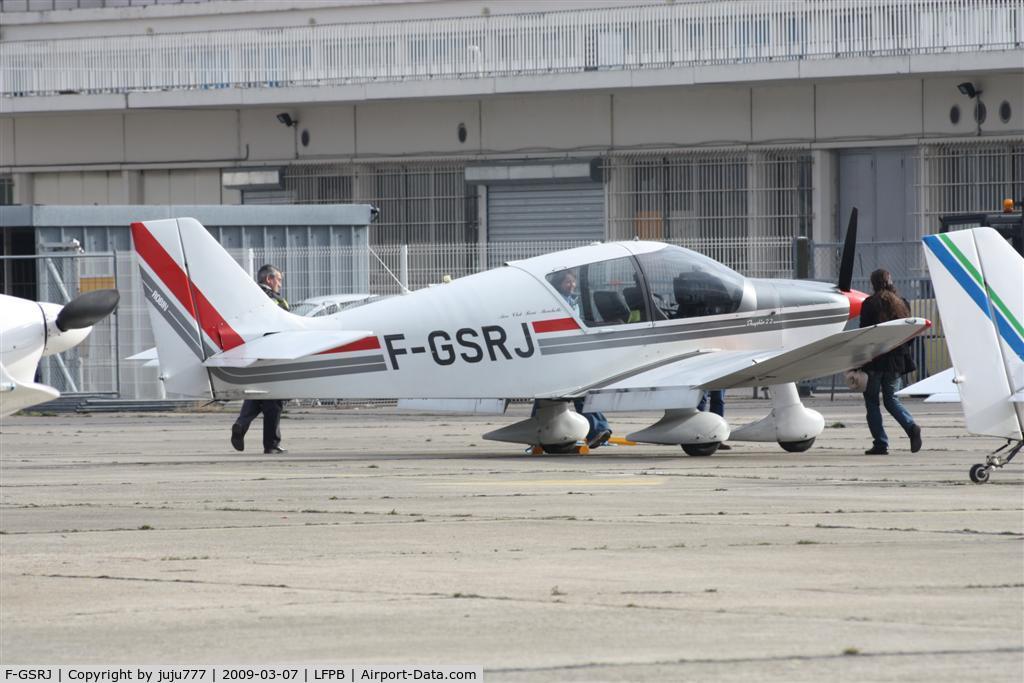F-GSRJ, Robin DR-400-120 C/N 2380, on transit at Le Bourget for Womens Day 2009