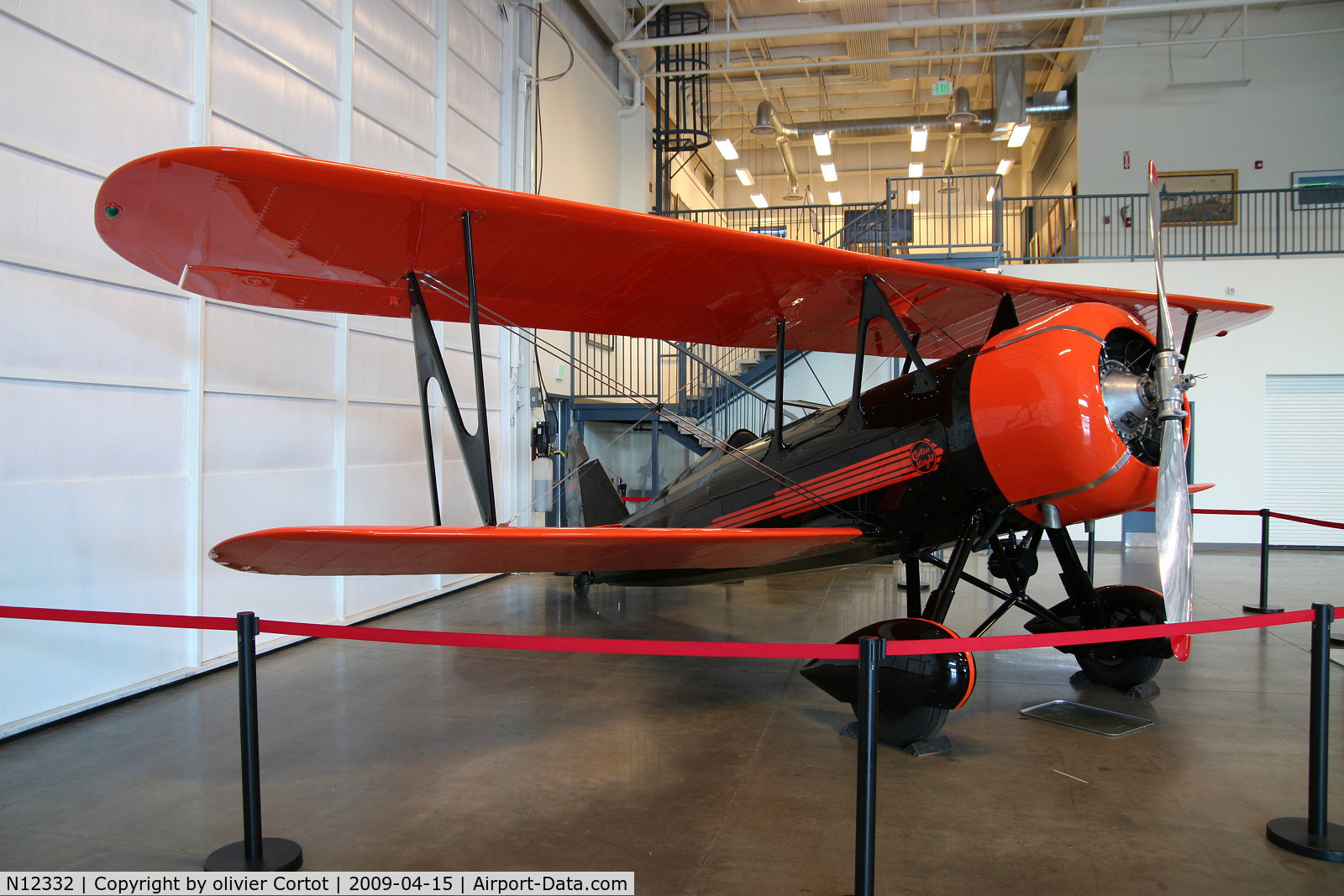 N12332, Curtiss-Wright Travel Air B-14-B C/N 2010, in the museum