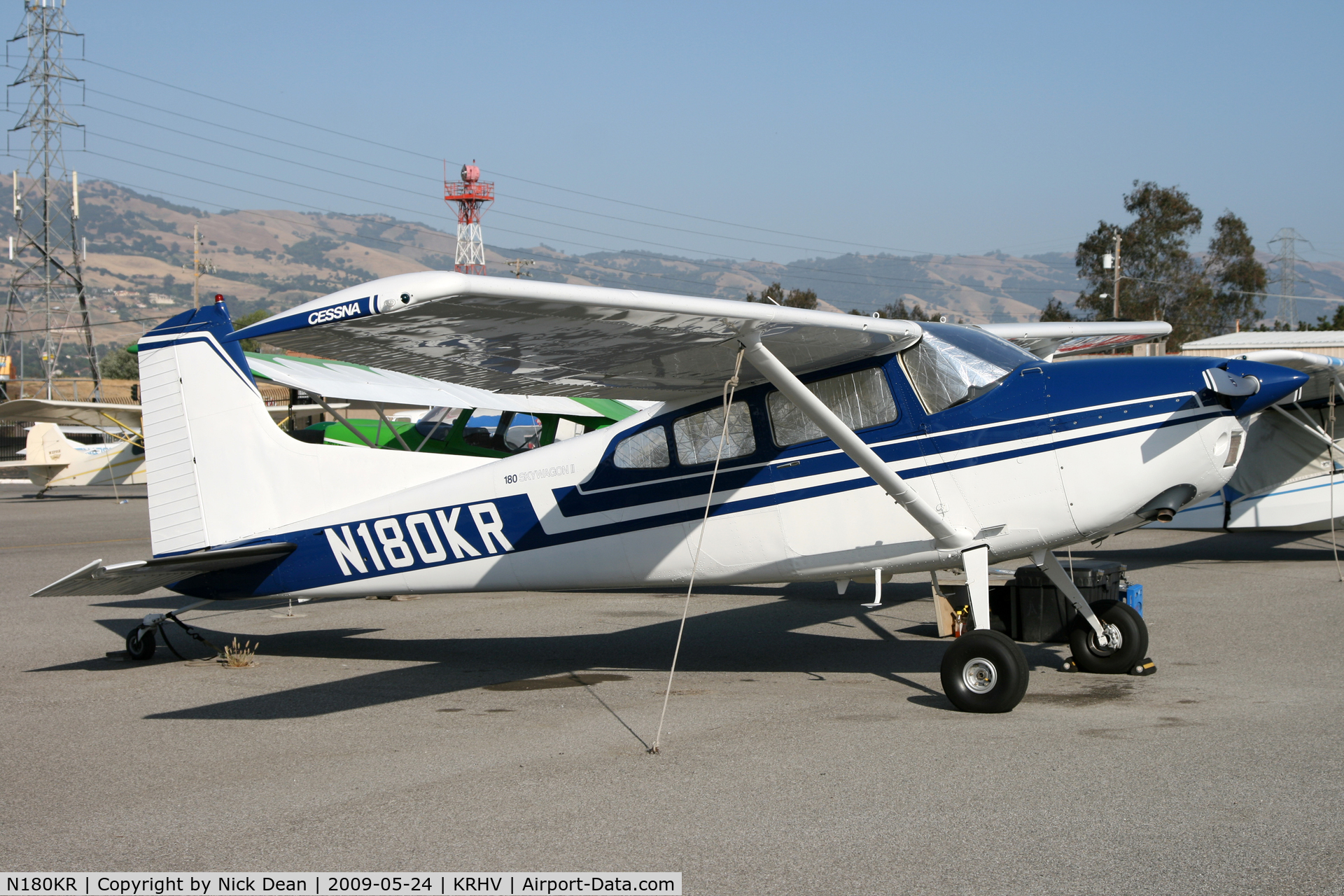 N180KR, 1980 Cessna 180K Skywagon C/N 18053147, KRHV