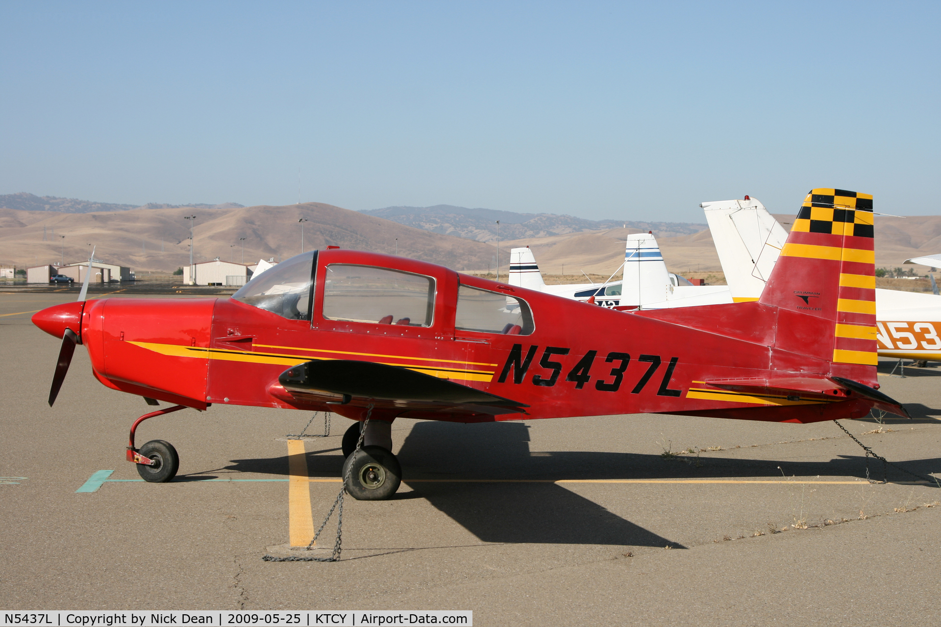 N5437L, 1973 Grumman American AA-5 Traveler C/N AA5-0337, KTCY