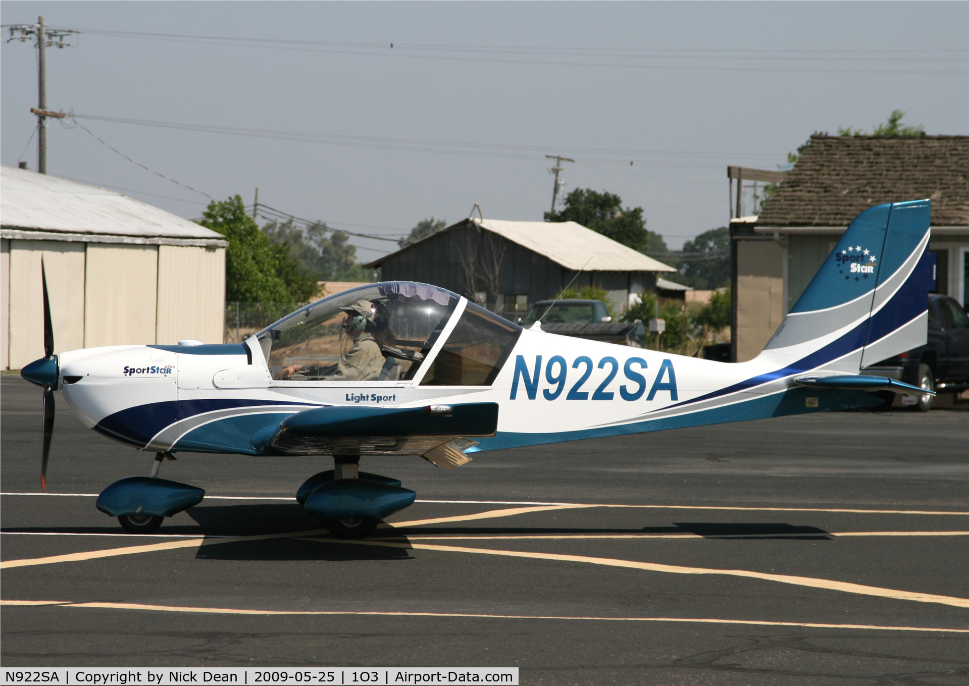 N922SA, 2007 Evektor-Aerotechnik Sportstar Plus C/N 20070922, 1O3