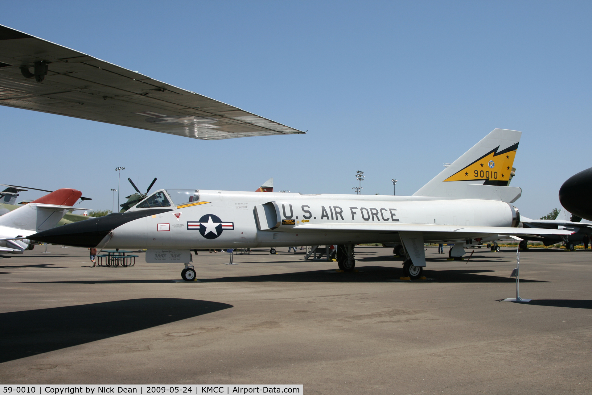 59-0010, 1959 Convair F-106A Delta Dart C/N 8-24-139, KMCC