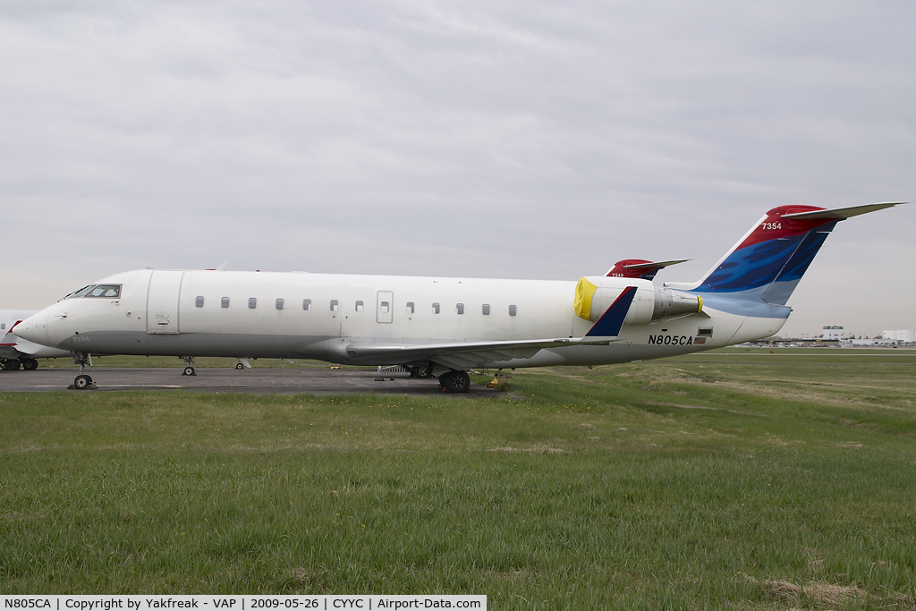 N805CA, 1999 Bombardier CRJ-100ER (CL-600-2B19) C/N 7354, ex Delta Express Regionaljet