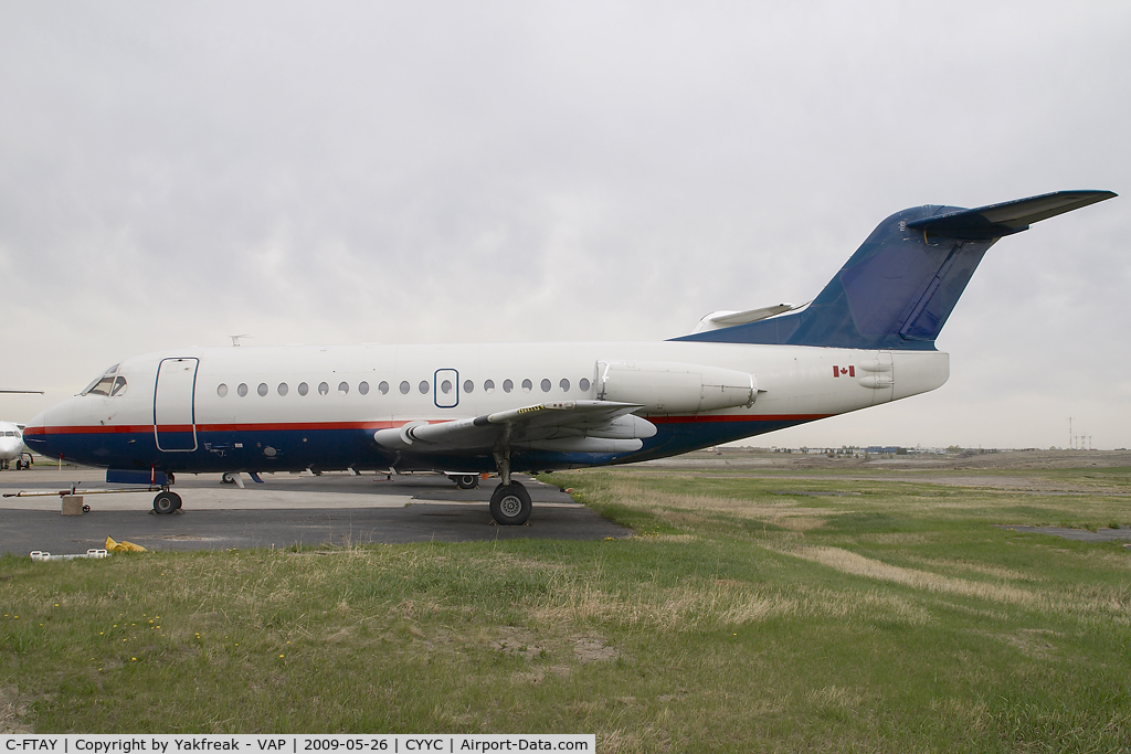 C-FTAY, 1974 Fokker F.28-1000 Fellowship C/N 11084, Fokker 28