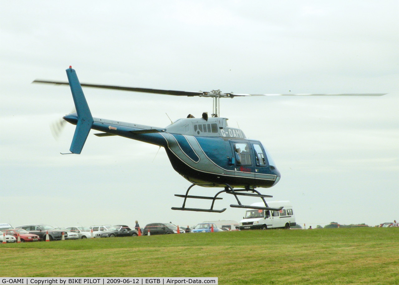 G-OAMI, 1968 Bell 206B JetRanger II C/N 464, AEROEXPO LONDON 2009