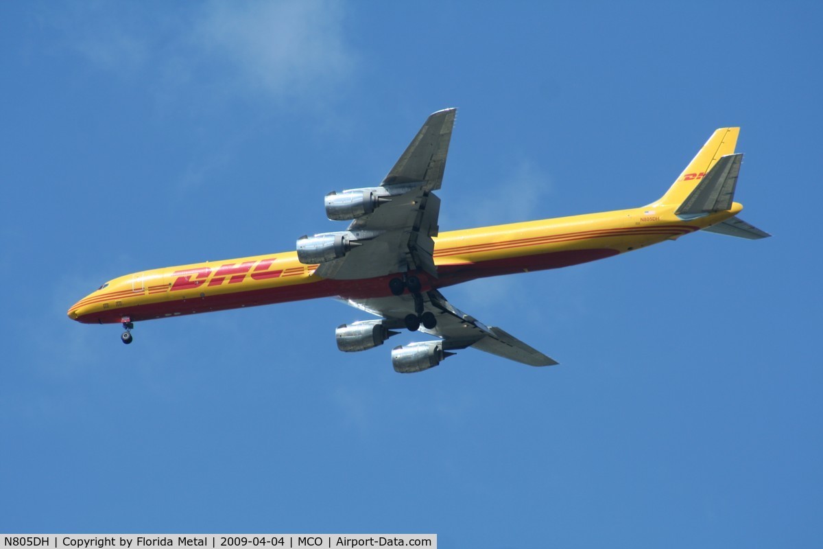 N805DH, 1970 Douglas DC-8-73F C/N 46125, DHL DC-8-73